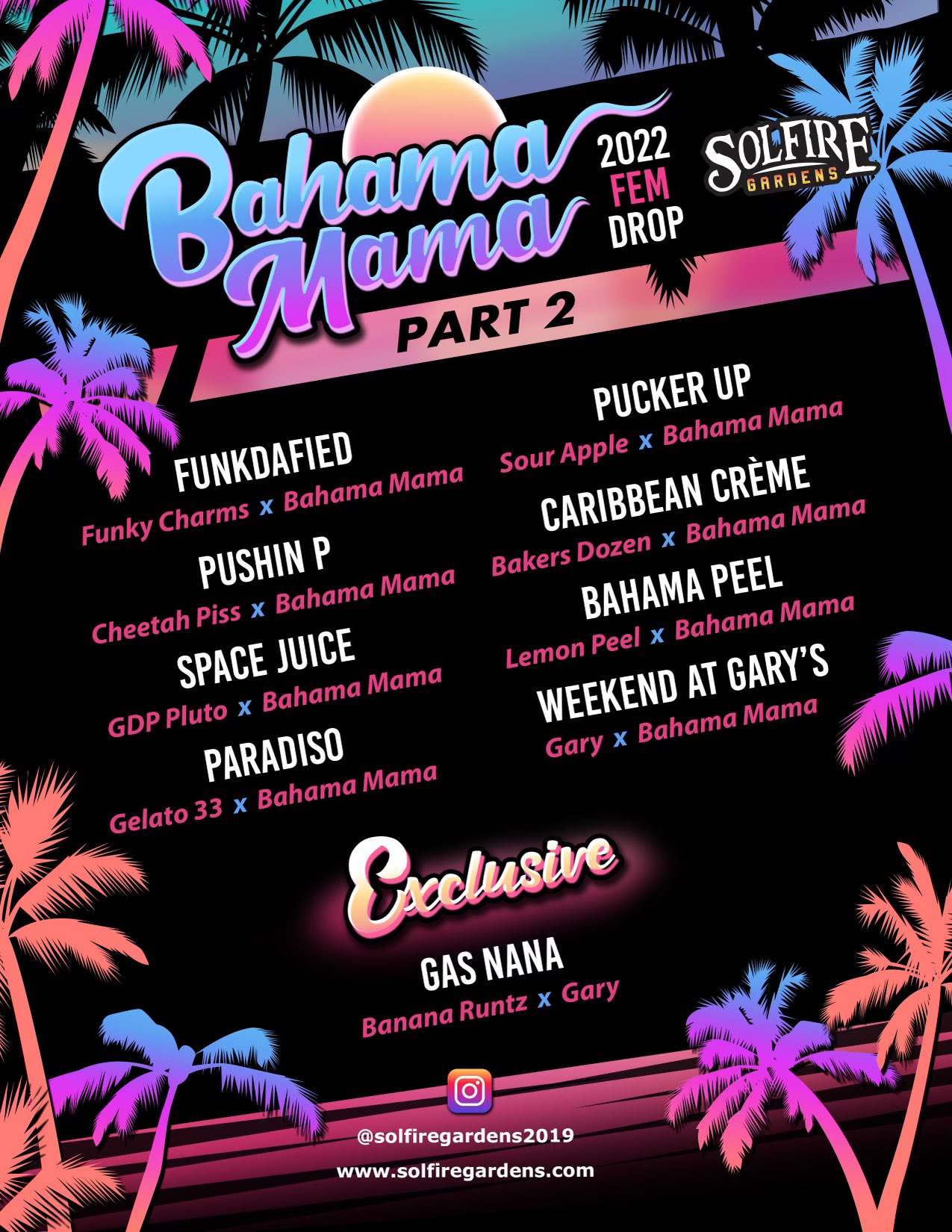 Solfire Gardens Bahama Mama