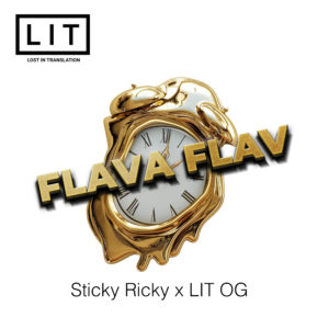 lit farms flava flav sticky ricky x lit og